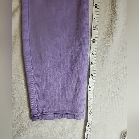L'agence Margot High Rise Coated Lavender Skinny Jeans 26 - Picture 10 of 10